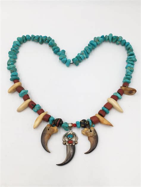 Native American Bear Claw Necklace Top Sellers | dakora.com.co