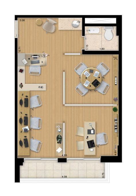 Floor Plan Design Home Office Layout - James Whitstucki