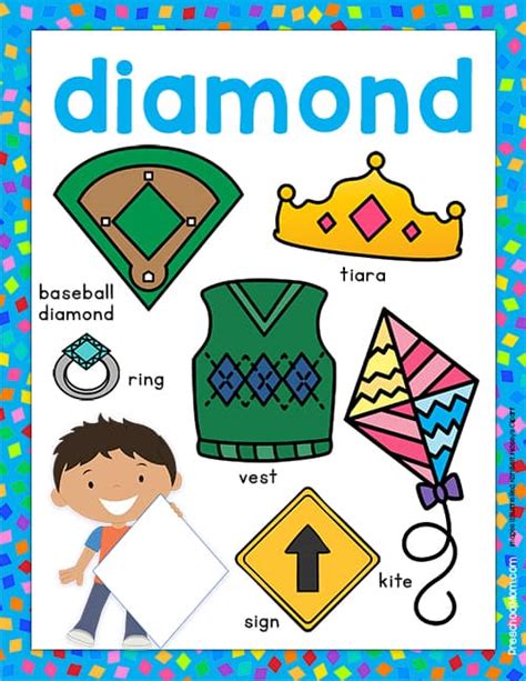 Diamond Shapes For Kids