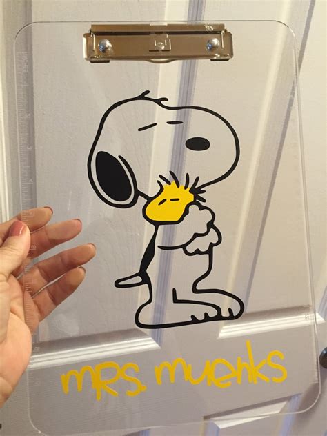 Snoopy Woodstock Gift Clipboard Teacher Appreciation Gift - Etsy