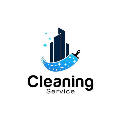 Premium Vector | Cleaning service logo design template