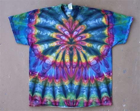 Tie Dye Shirt | Extra Large, Psychedelic Clothing, Trippy Shirt, 60s hippie, Festival Fashion ...