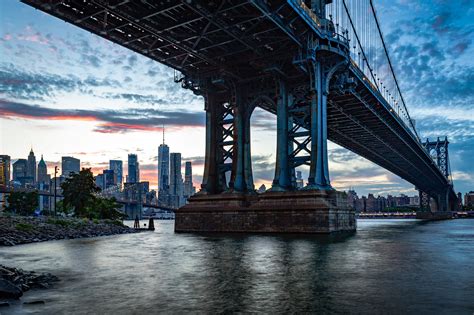 Manhattan Bridge Sunset by Gordon Brown / 500px