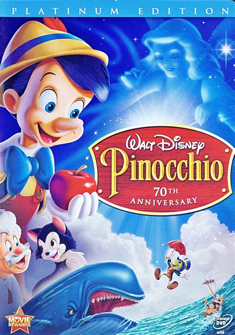 Pinnochio Two-Disc Platinum Edition Disney DVD Cover - Walt Disney Characters Photo (19286775 ...