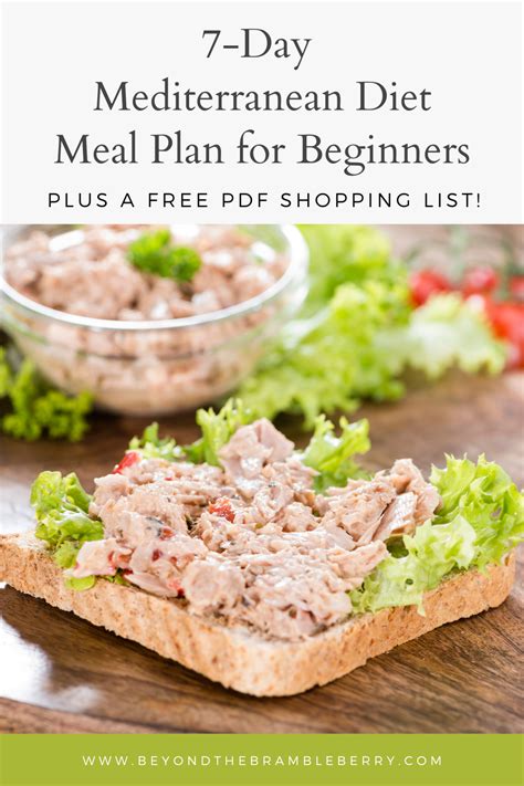 7 Day Mediterranean Diet Meal Plan for Beginners — Beyond the Brambleberry