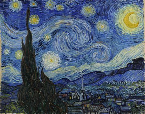 The Starry Night Vincent Van Gogh