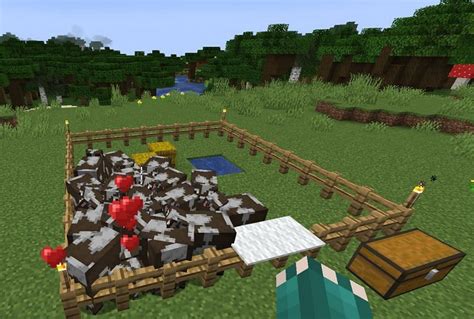 How to build a cow farm in Minecraft easily