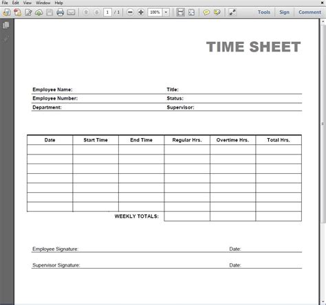 7 Best Images of Time Printable Template - Printable Weekly Time Card Template, Free Printable ...