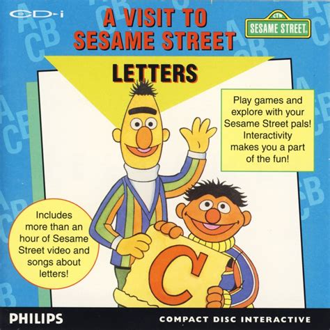 A Visit to Sesame Street: Letters ad blurbs - MobyGames