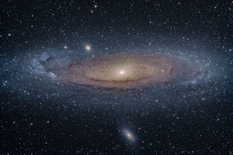 I took a picture of the Andromeda Galaxy through my telescope. It turned out alright. : space