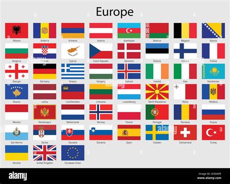 Flags Of European Countries