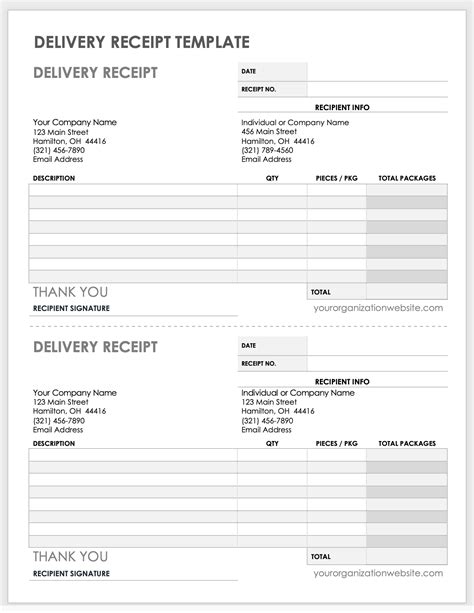 Download Free PDF Receipt Templates | Smartsheet