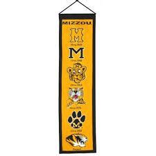 Missouri Tigers Wool Mascot Banner 9×32 – GPS Sports Gallery