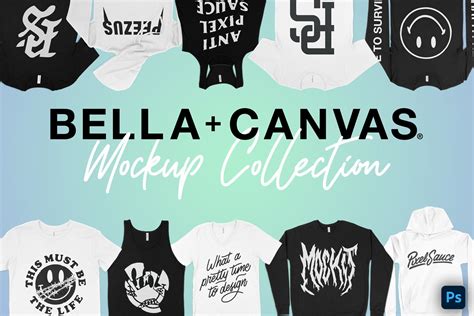 Bella + Canvas Mockup Essentials | Hoodie Mockups ~ Creative Market