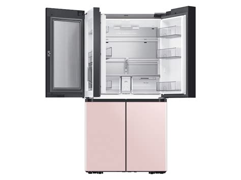 23 cu. ft. Smart Counter Depth BESPOKE 4-Door Flex™ Refrigerator with Customizable Panel Colors ...