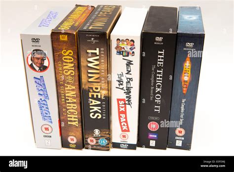 A pile of TV DVD box sets Stock Photo - Alamy