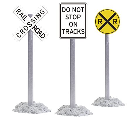 Railroad Crossing Sign Pack (6)