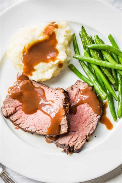 Classic Roast Beef and Gravy - Saving Room for Dessert