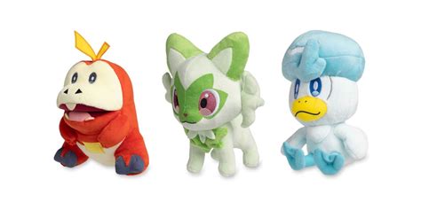 Official Pokémon Scarlet & Violet Starter Plushes Available Now