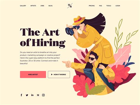 Beautiful Examples of Web Illustration For Inspiration on Behance