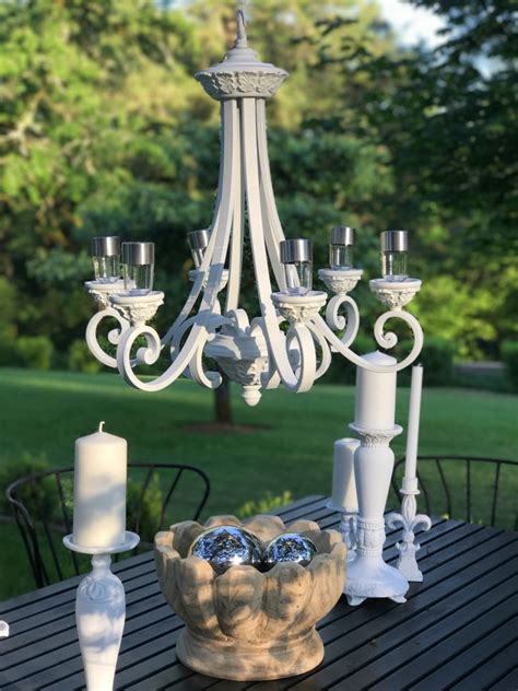 DIY Solar Light Hanging Chandelier – Hallstrom Home