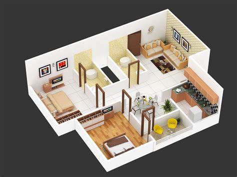 Ground Floor 2 Bedroom House Plans Indian Style - Home Alqu