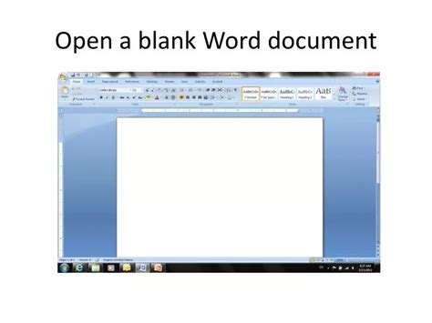 Blank Word Document Download