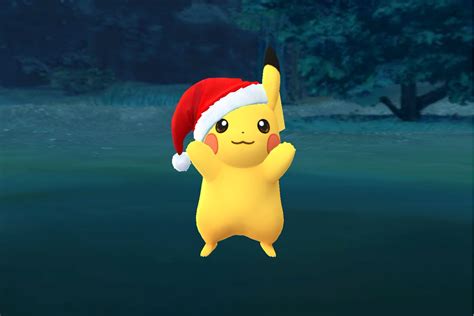 Pikachu Images: Pokemon Go Santa Hat Pikachu 2019