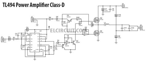 Diy Class D Amplifier Schematic