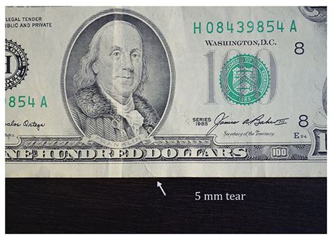 Old 100 Dollar Bill 1985 Vintage One Hundred Dollar Banknote | Etsy