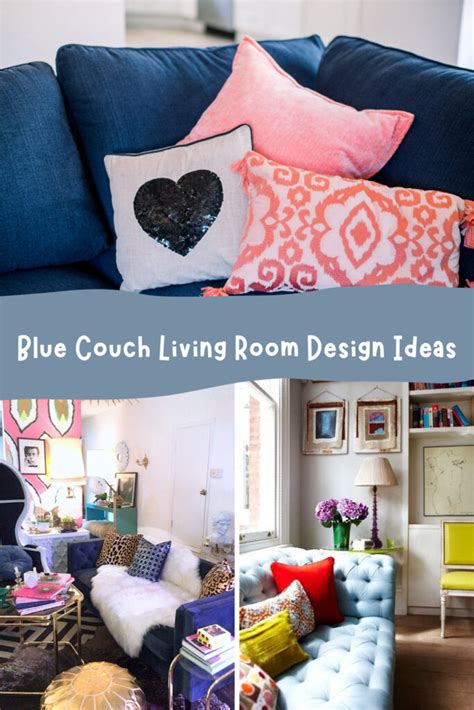 Fun Blue Couch Living Room Ideas + Styles – Pink Pop Design