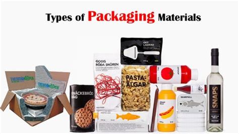 Types of packaging materials by Amelia White - Issuu