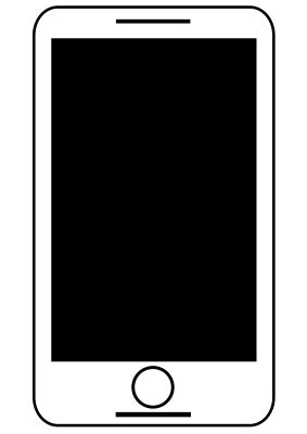 Animated Smart Phone Black And White - Free Download Clipart SVG - Openclipart