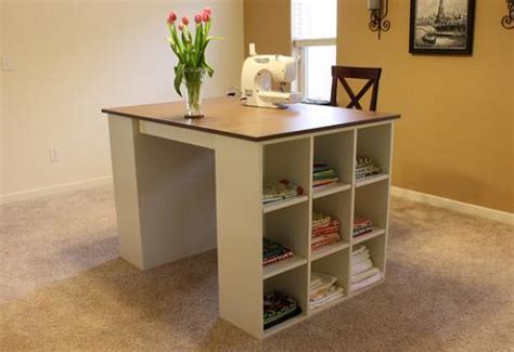 DIY Crafting Table and Storage Solutions