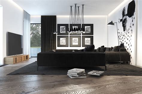 Black and White Living Room designs with Trendy and Perfect Decor Ideas