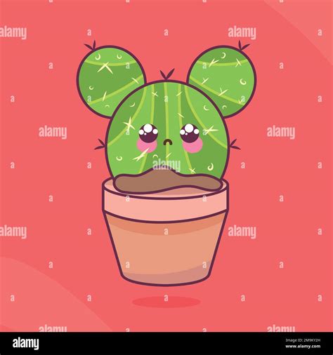 Isolated cute cactus cartoon character Vector Stock Vector Image & Art - Alamy