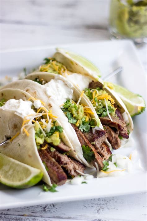 Mexican Steak Tacos with Simple Guacamole | Gimme Delicious