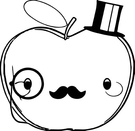 Apple Coloring Pages Fruit Archives - 101 Coloring