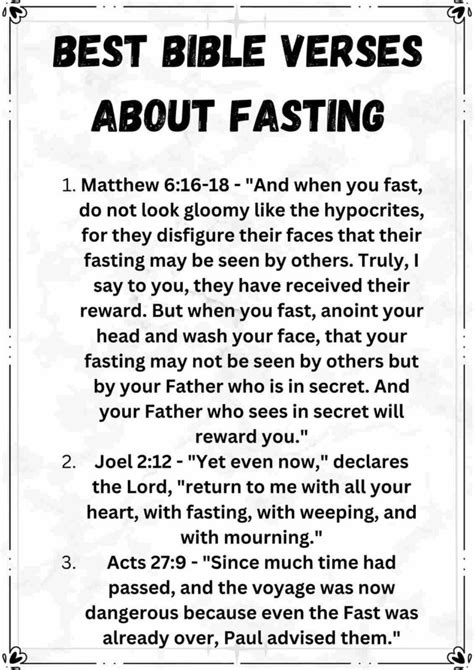 100+ Bible Verses About Fasting [Read Them During Fasting] - † ️️ Daily Blessings Prayer ️