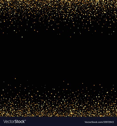 Black Gold Glitter Background