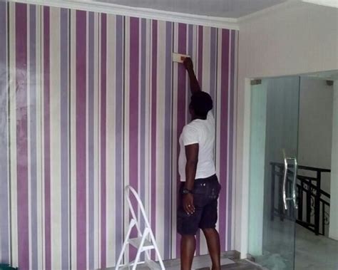 Professional Wallpaper Installation Service in Nigeria by Decor City