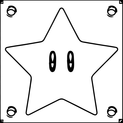 Mario Star Coloring Pages Star Coloring Pages Mario Star Mario Coloring Pages