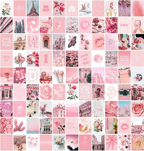 Pink Aesthetic Wall Collage