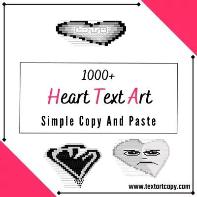 100+ Heart Text Art Copy And Paste