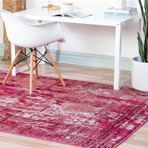 Rugs.Com Starlight Collection Transitional Abstract Area Rug ‚Äì Red 8' X 10' Rug Perfect For ...