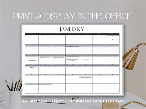 2023 Marketing Calendar Template, Marketing Planner, Digital Calendar Google Sheets Excel ...