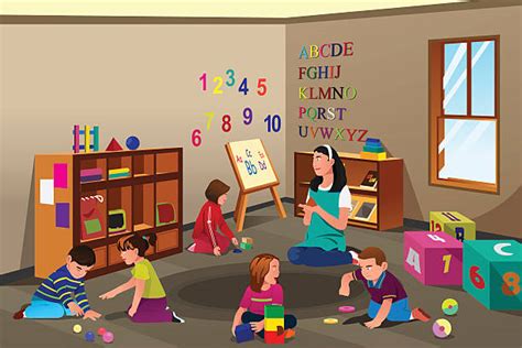 Royalty Free Preschool Classroom Clip Art, Vector Images & Illustrations - iStock