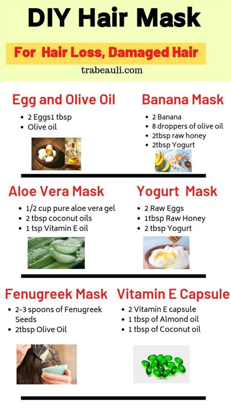 15 diy homemade masks for hair growth and repair – Artofit