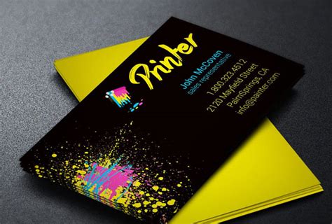 Painting Business Card Templates | Free & Premium 31+ PSD, Ai, Word, InDesign Formats