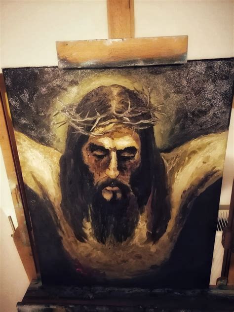 The Passion Of The Christ Oil Painting By Andrei Balau | absolutearts.com